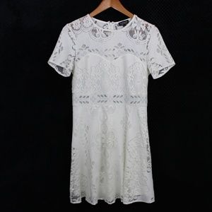 Topshop White Lace Dress